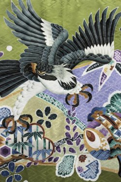 画像2: 七五三5歳着物袴15点セット 鶯色