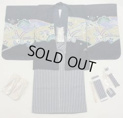 画像3: 七五三5歳着物袴15点セット 紺