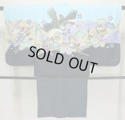 画像1: 七五三5歳着物袴15点セット 水色