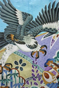 画像2: 七五三5歳着物袴15点セット 水色