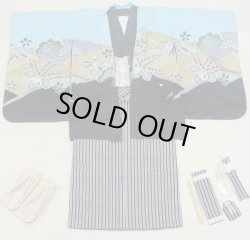 画像3: 七五三5歳着物袴15点セット 水色