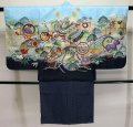 七五三5歳着物袴15点セット 水色