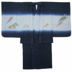 画像5: 七五三5歳男の子 正絹羽織着物3点セット