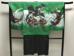 画像1: 七五三5歳着物袴11点セット