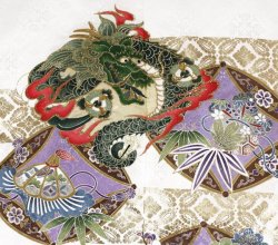 画像2: 七五三男の子5歳着物袴11点セット合繊