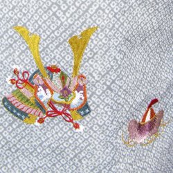 画像2: 七五三3歳着物被布5点セット