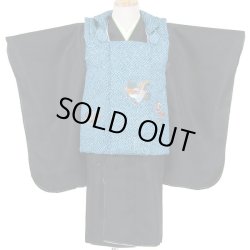 画像1: 七五三3歳着物被布5点セット