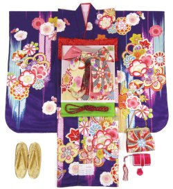 画像4: 七五三女の子着物7歳22点セット キューティーデビル