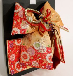 画像2: 七五三 ５〜７歳用高級結び帯（作り帯）中寸