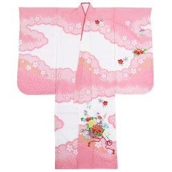 画像4: 七五三女の子7歳着物20点セット合繊