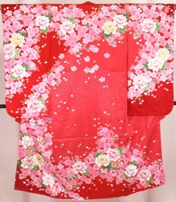 画像2: 七五三女の子7歳着物20点セット正絹