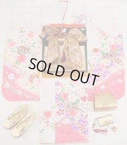 画像1: 七五三女の子7歳着物20点セット正絹