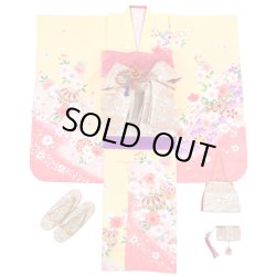 画像1: 七五三女の子7歳着物20点セット正絹