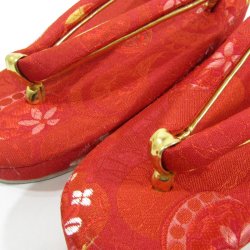 画像2: 七五三 ７歳草履(21cm)赤