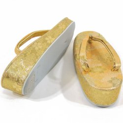 画像6: 七五三 ７歳草履(21cm)金銀