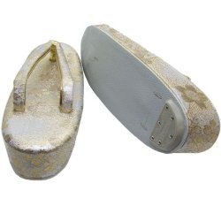 画像7: 七五三 ７歳草履(21cm)金銀