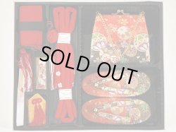 画像1: 七五三高級箱セコ７点セット3歳用(草履18cm)