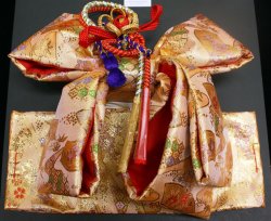 画像1: 七五三　結び帯(作り帯)　3歳用(小寸)