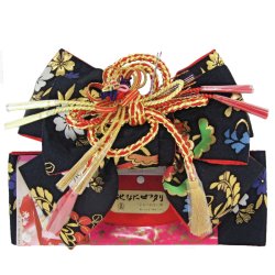 画像1: 七五三 ３歳用正絹結び帯（作り帯）小寸