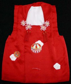 画像1: 七五三被布コート正絹