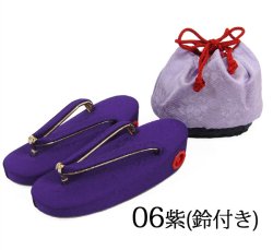 画像7: 七五三 正絹草履(18cm)・巾着セット
