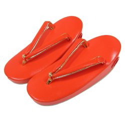 画像1: 七五三 ３歳鈴入り草履(18cm)