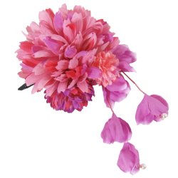 画像6: 造花クリップ髪飾り