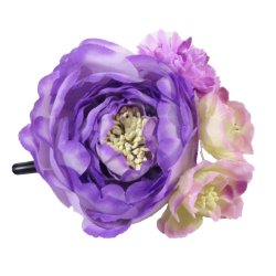 画像9: 造花ラナンキュラス髪飾り