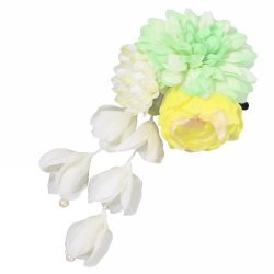 画像3: 造花クリップ髪飾り