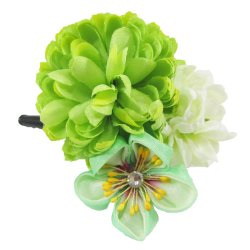 画像5: つまみ細工付き髪飾り