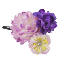 画像10: つまみ細工付き髪飾り