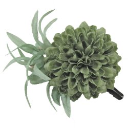 画像6: くすみカラーミニ髪飾り