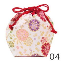 画像5: 金襴生地角底巾着