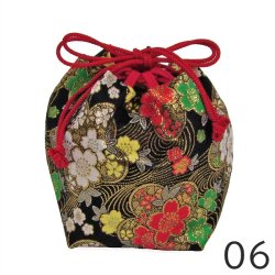 画像7: 金襴生地角底巾着