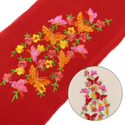 画像1: 七五三女の子正絹刺繍半衿