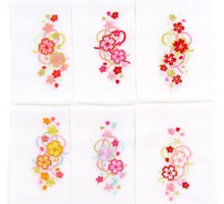 画像1: 七五三女の子刺繍半衿