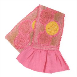 画像1: 七五三帯揚げ ピンク