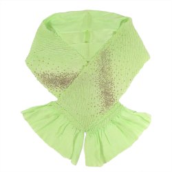 画像3: 子ども 正絹金彩帯揚げ 薄緑