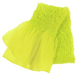 画像1: 七五三絞りナイロン帯揚げ 黄色