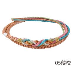 画像6: こども用 飾り付き正絹帯締め