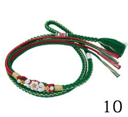 画像11: 七五三飾り付き正絹帯締め