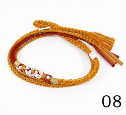 画像9: 七五三飾り付き正絹帯締め