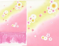 画像6: 七五三正絹金彩しごき