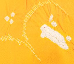 画像9: 七五三正絹絞り桜刺繍うさぎしごき