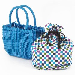 画像5: 巾着付きかごバッグ