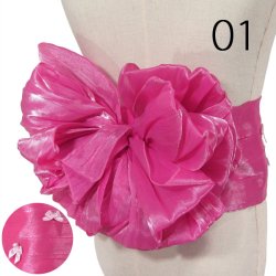 画像2: 女の子用りぼん付き花結び帯