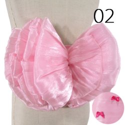 画像3: 女の子用りぼん付き花結び帯