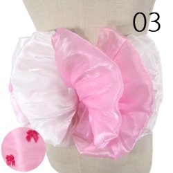 画像4: 女の子用りぼん付き花結び帯