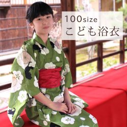画像1: 女の子ゆかた100サイズ（単品/セット） 梅に猫