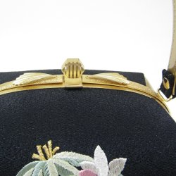 画像3: 四君子刺繍入り和装バッグ